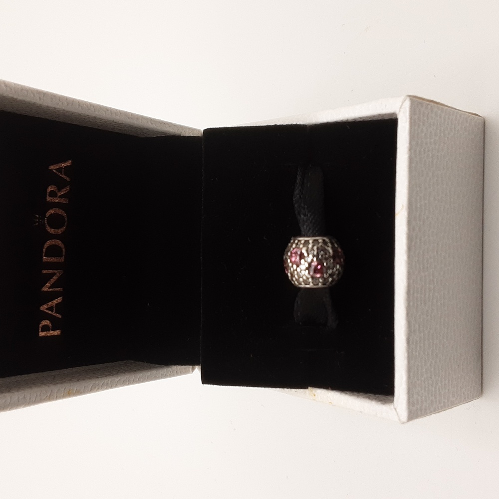 Authentic Pandora Shimmering Heart Charm